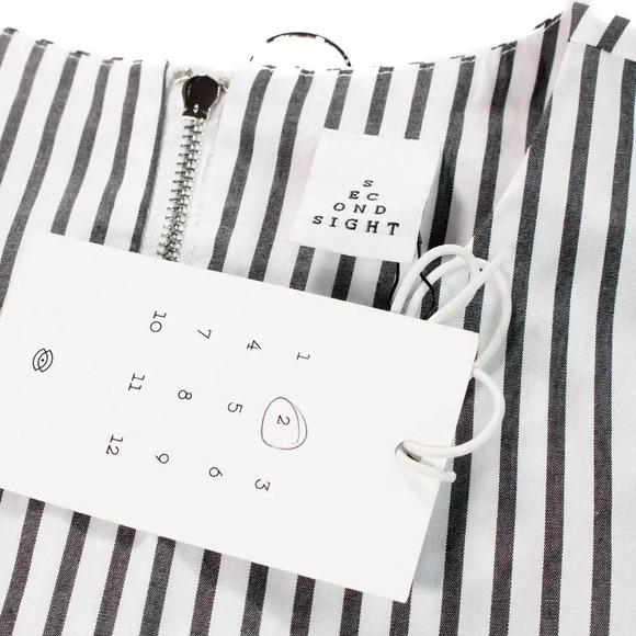 Second Sight Striped Bell Sleeve Top - Picture 3 of 3